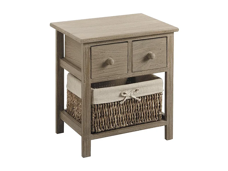 Commode en bois de peuplier Campana 3 tiroirs