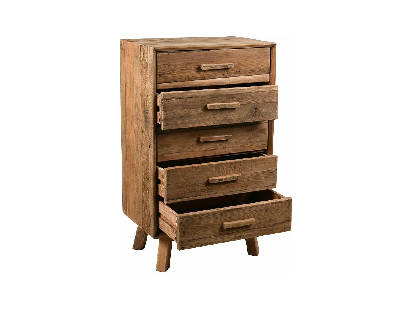 Commode en pin recyclé REWOOD