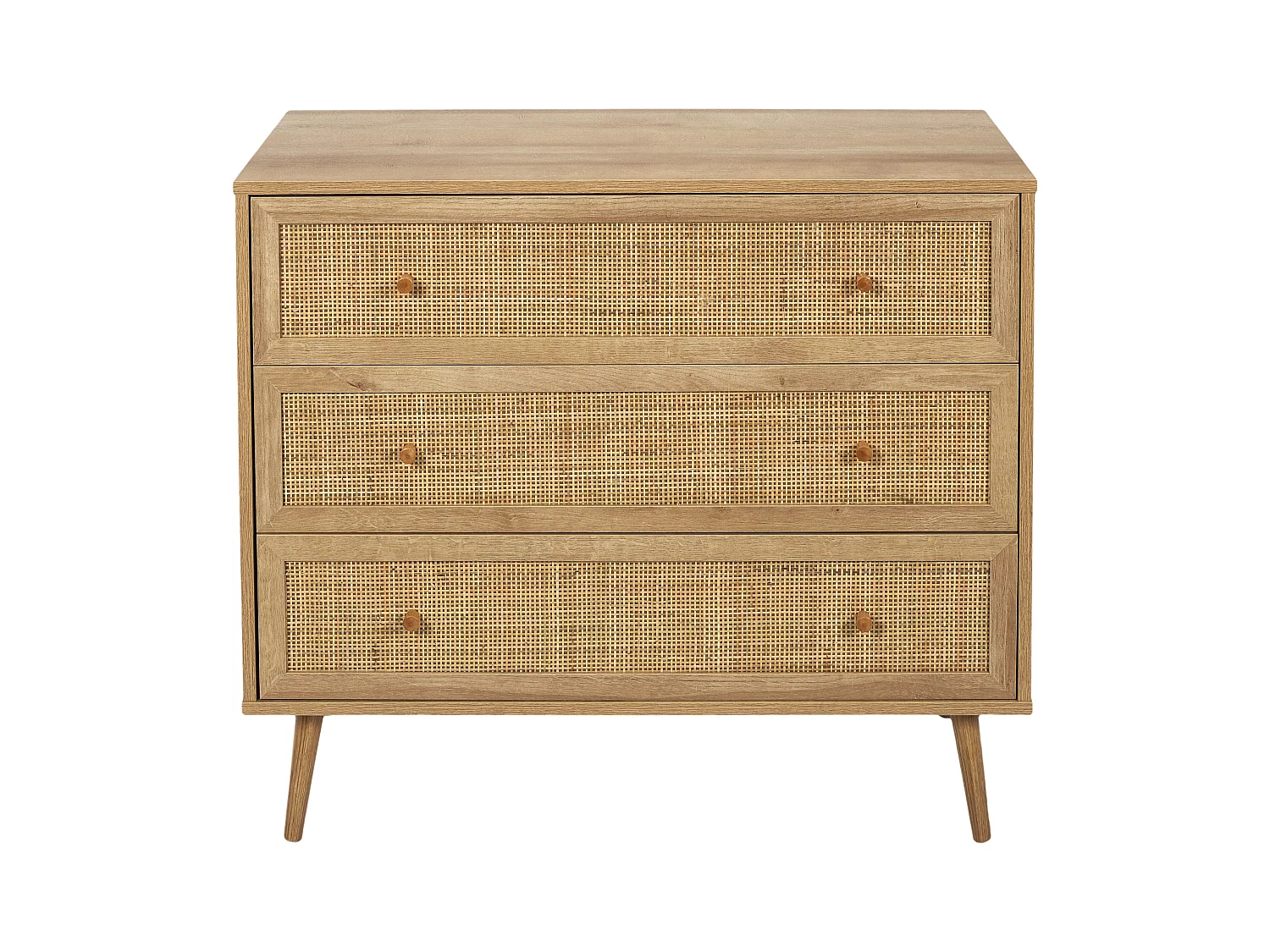 Commode 3 Tiroirs Bali Marron