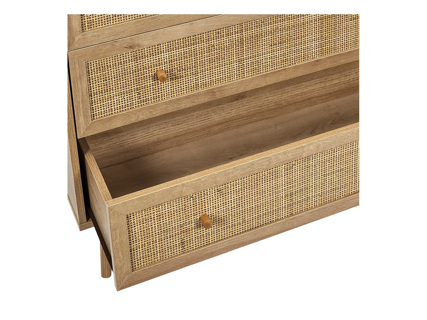 Commode 3 Tiroirs Bali Marron