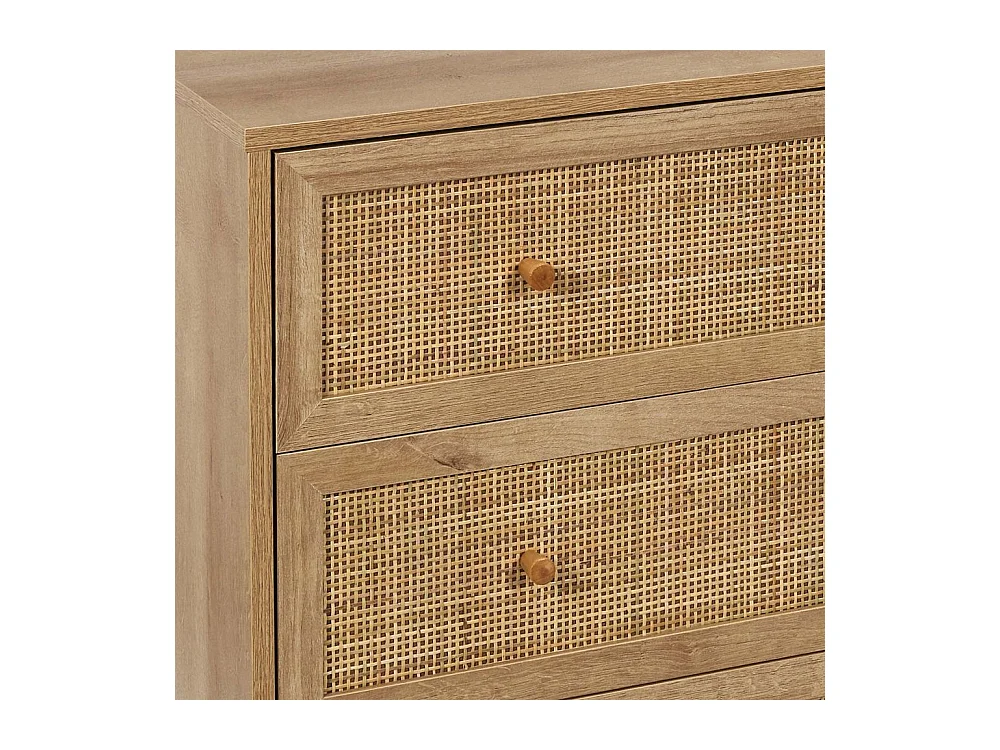 Commode 3 Tiroirs Bali Marron