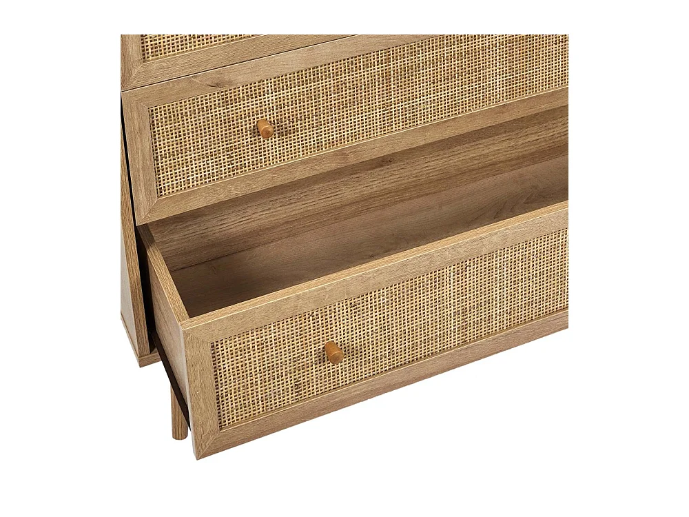 Commode 3 Tiroirs Bali Marron