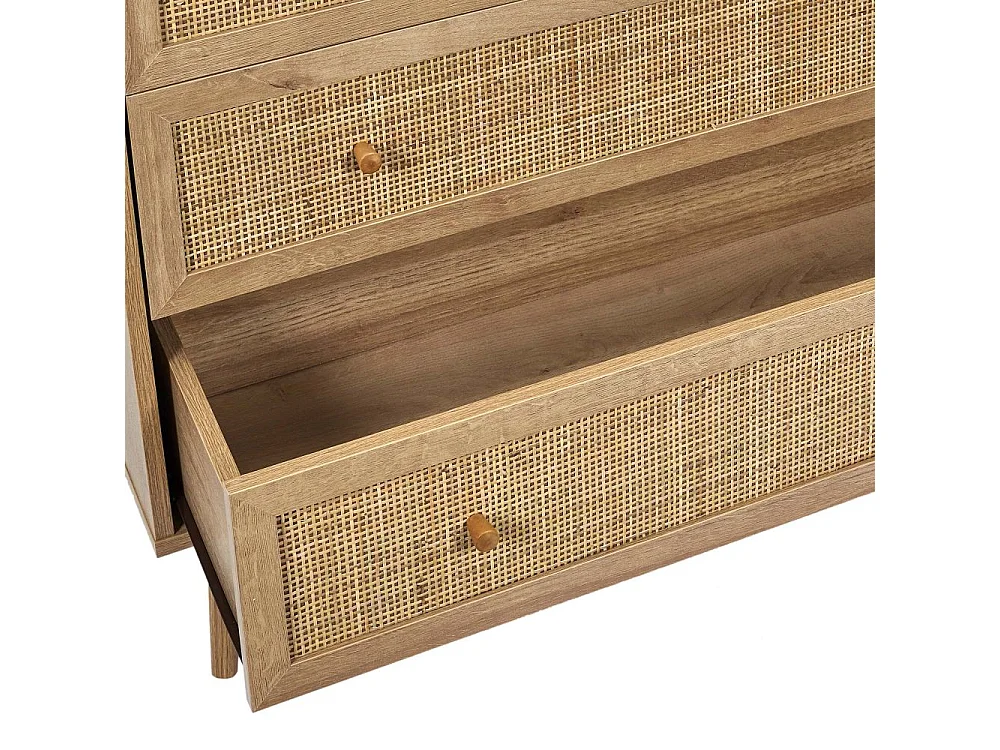 Commode 3 Tiroirs Bali Marron