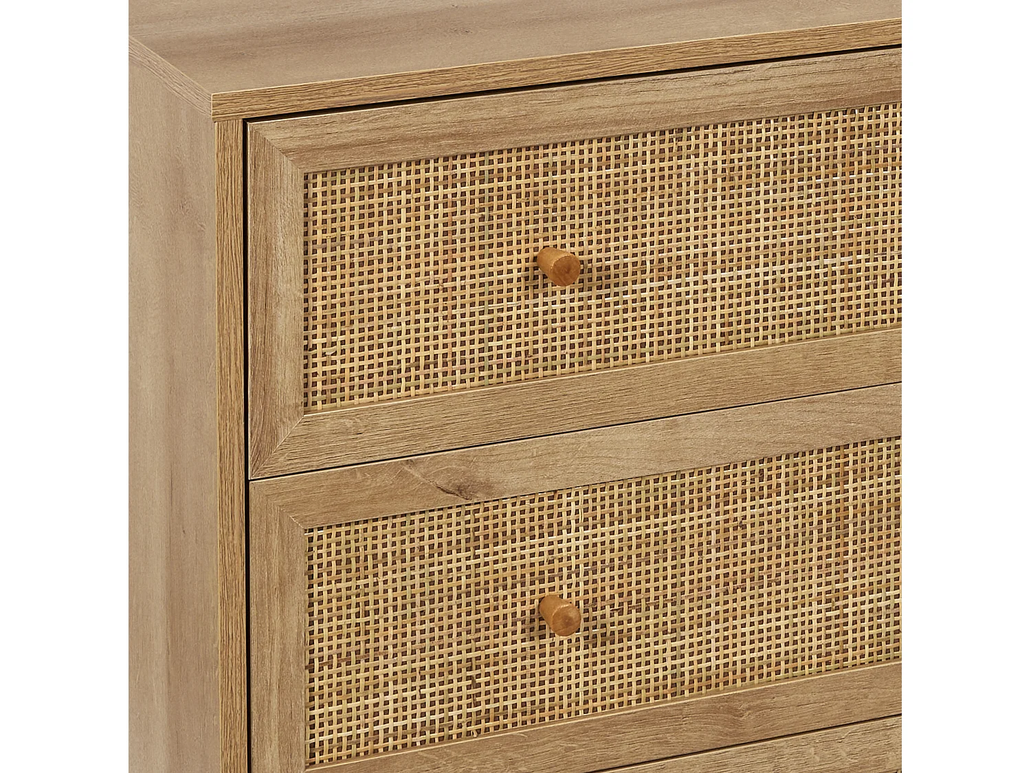 Commode 3 Tiroirs Bali Marron