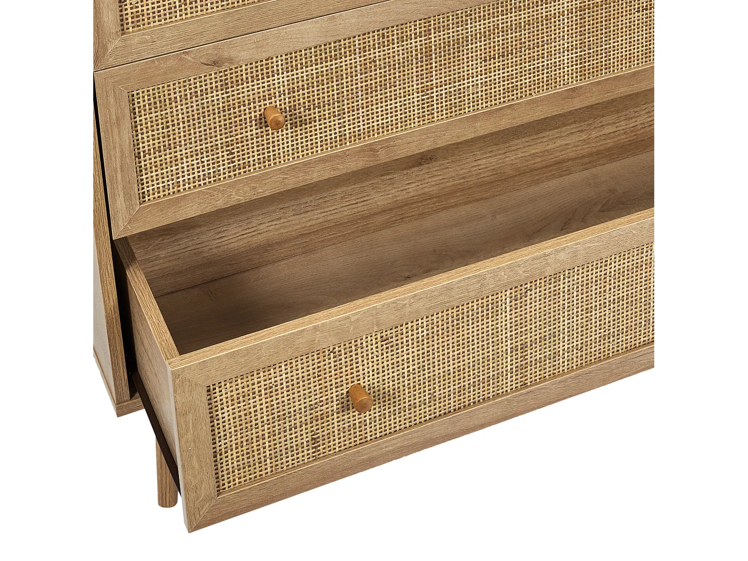 Commode 3 Tiroirs Bali Marron