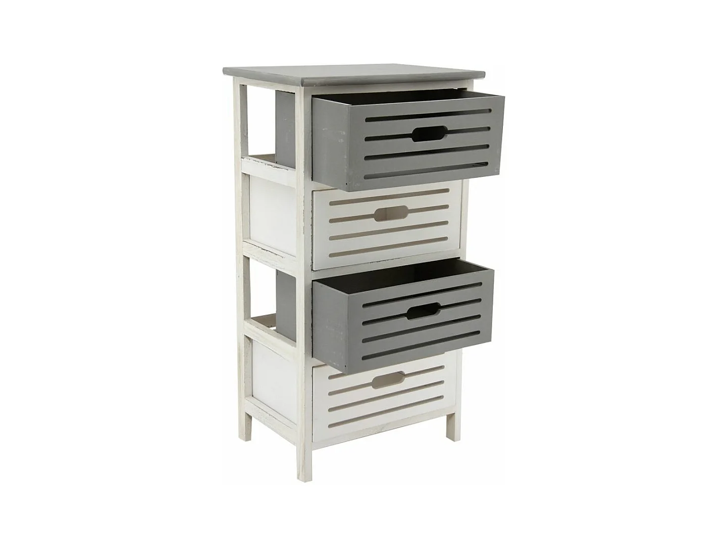 Commode en bois ajouré 4 tiroirs