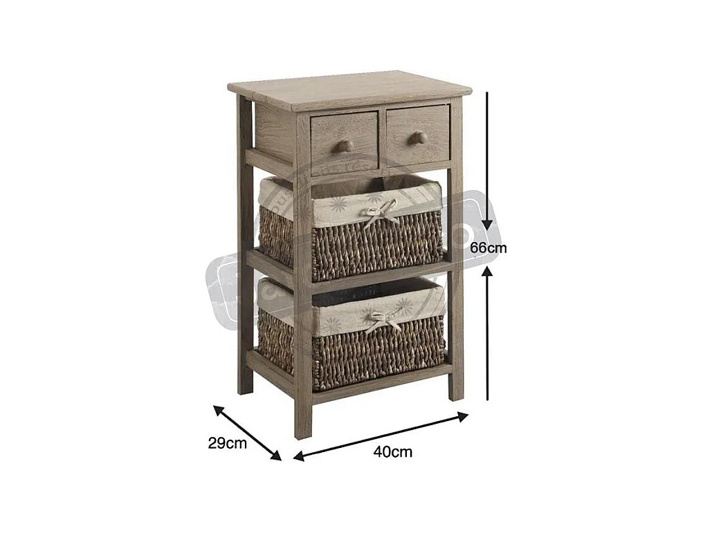 Cassettone Campana a 4 cassetti