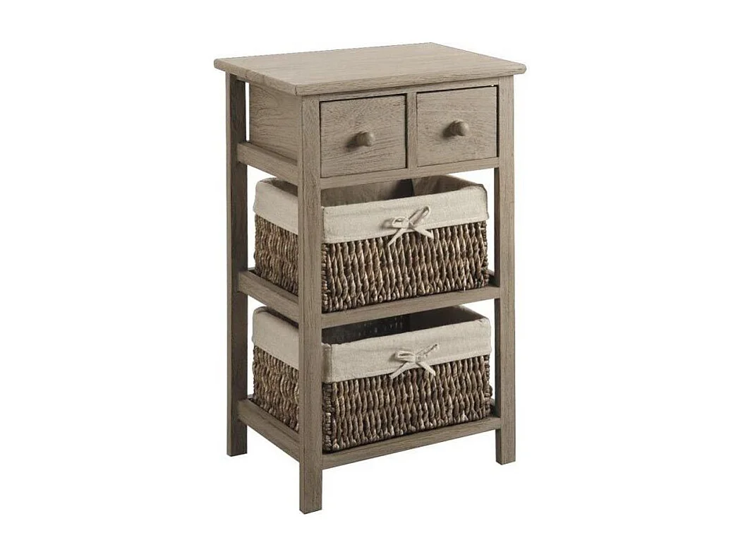 Commode en bois de peuplier Campana 4 tiroirs