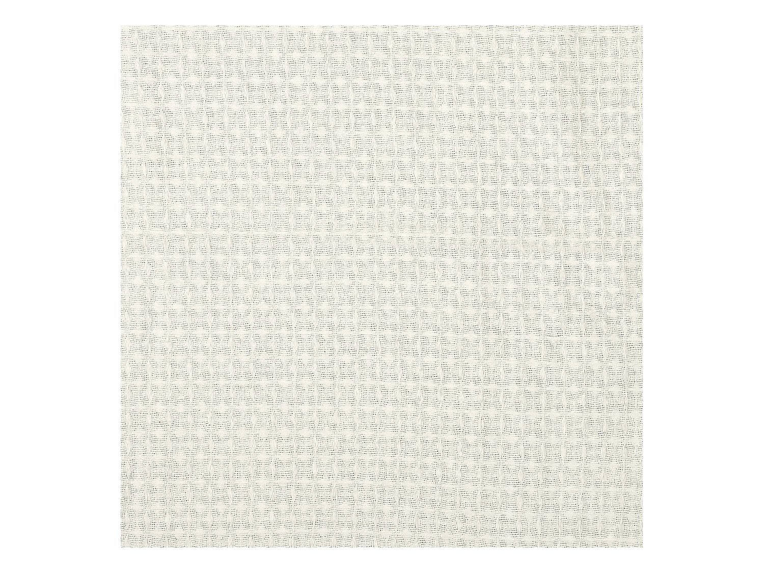 Jeté de Canapé "Gaufré" 170x250cm Ivoire