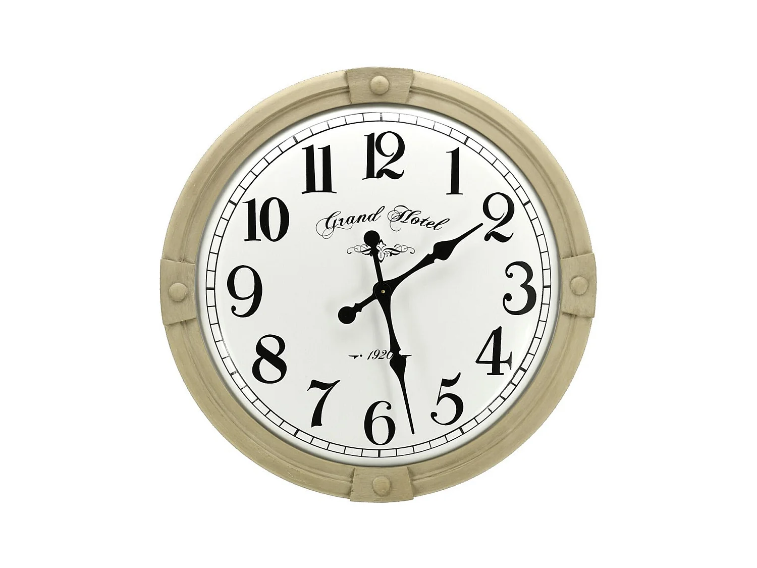 Horloge en métal Grand Hôtel
