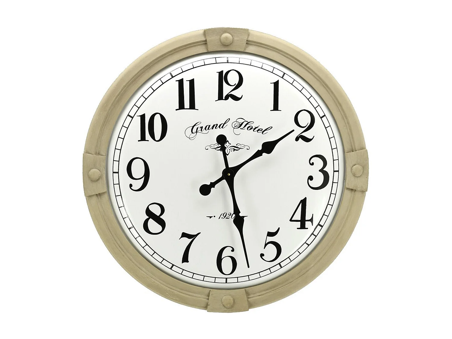 Horloge en métal Grand Hôtel