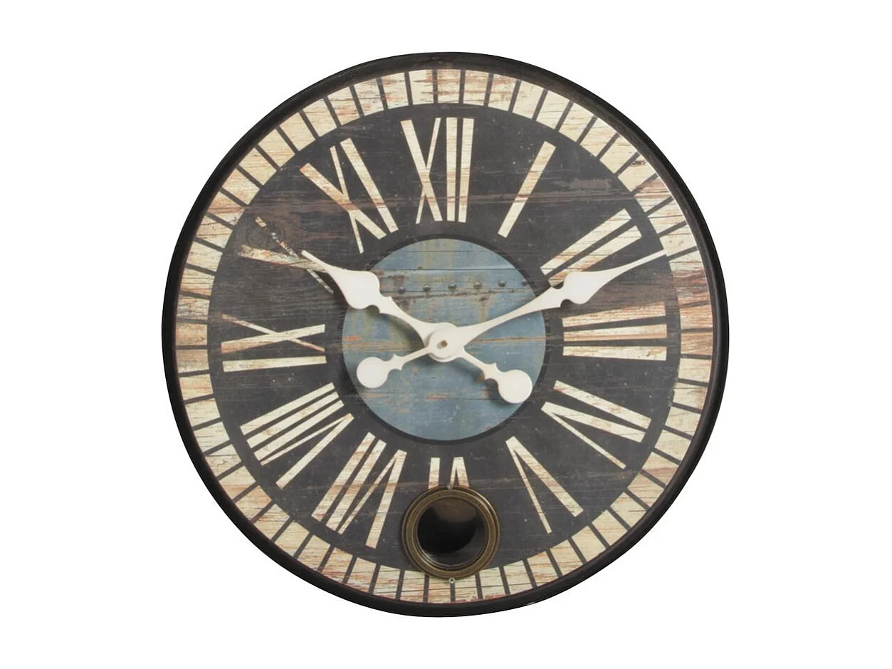 Horloge rétro avec balancier