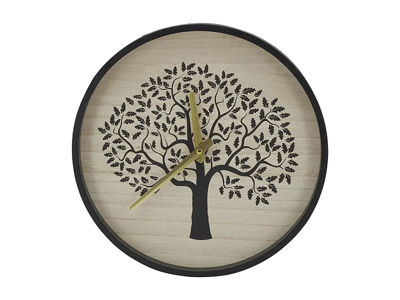 Horloge Arbre de vie en medium et métal