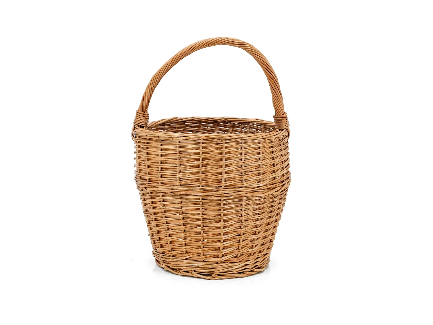 Panier rond en osier buff 30 cm