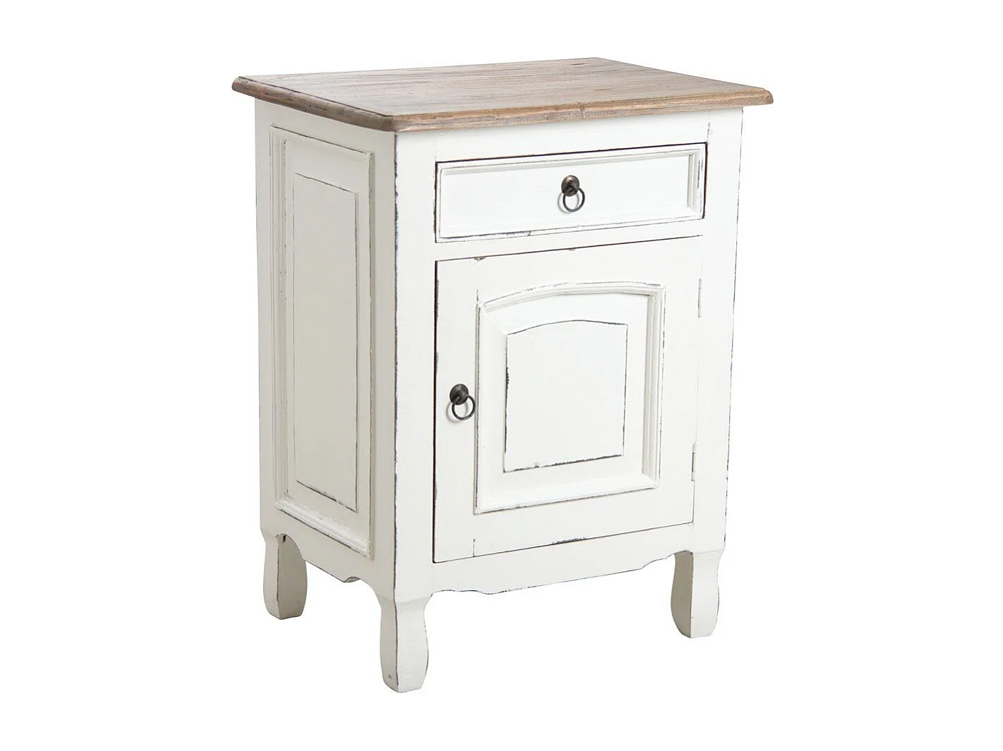 Table de nuit en acajou 1 porte et 1 tiroir