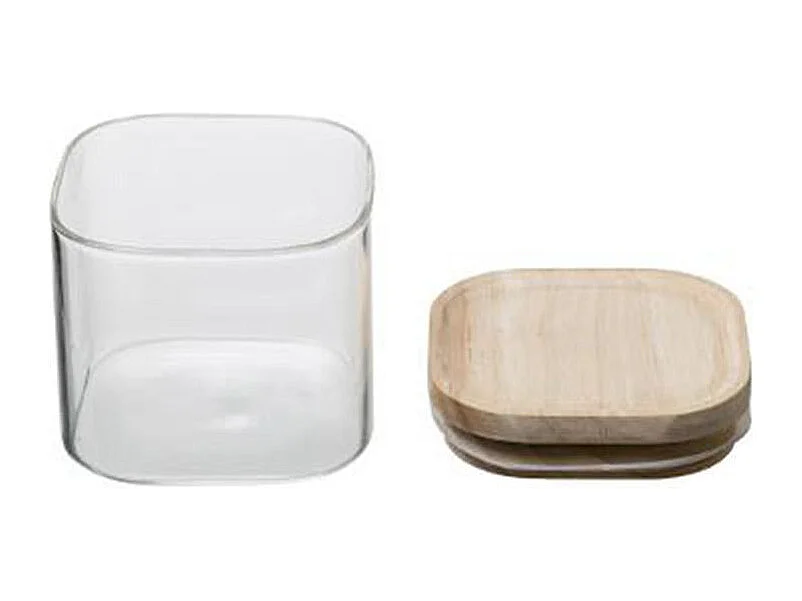 Lot de 3 Bocaux "Empilables" 24cm Transparent