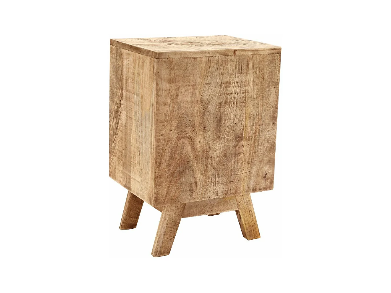 Chevet en manguier et métal Zouma