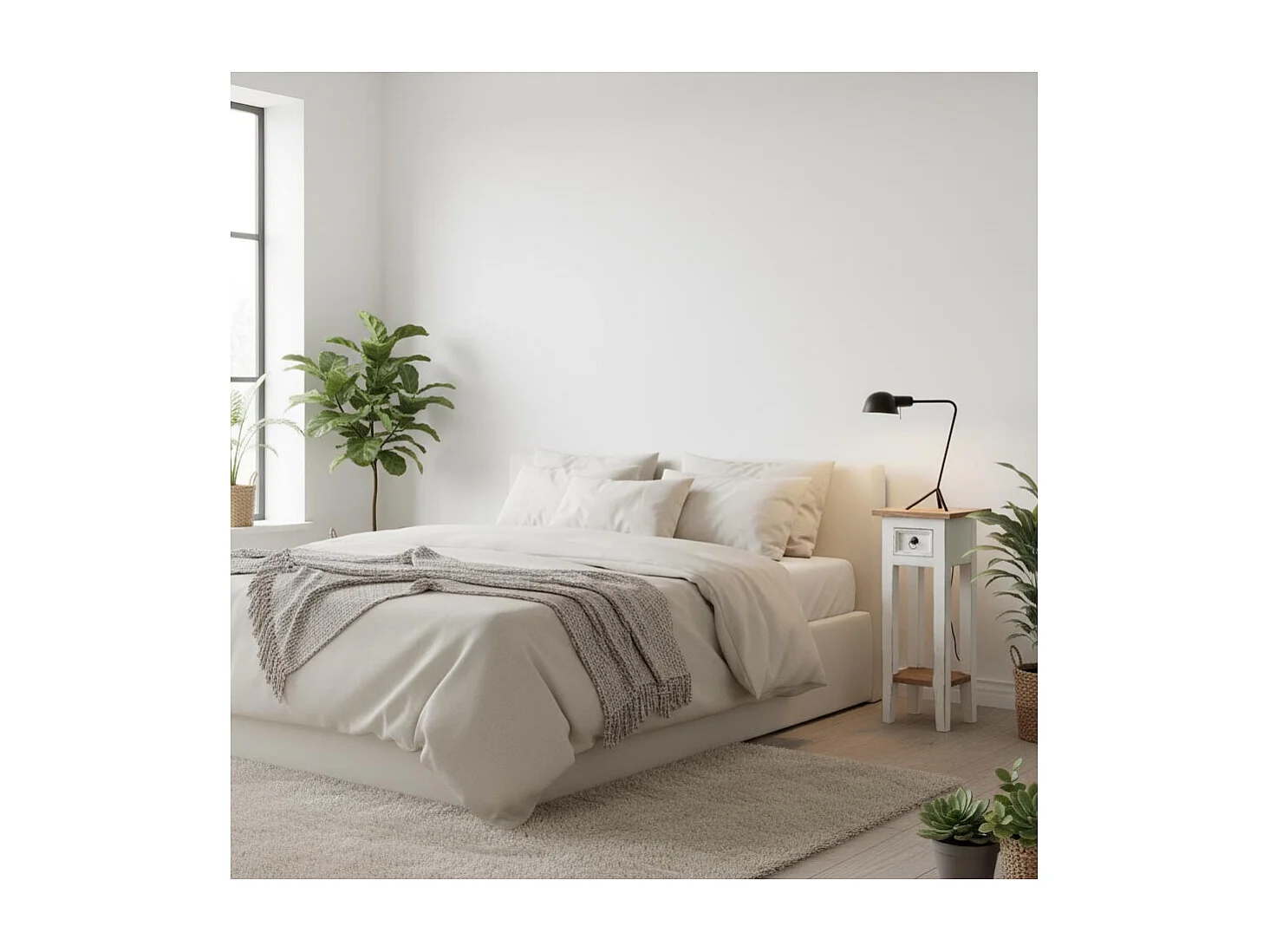 Table de nuit en acajou