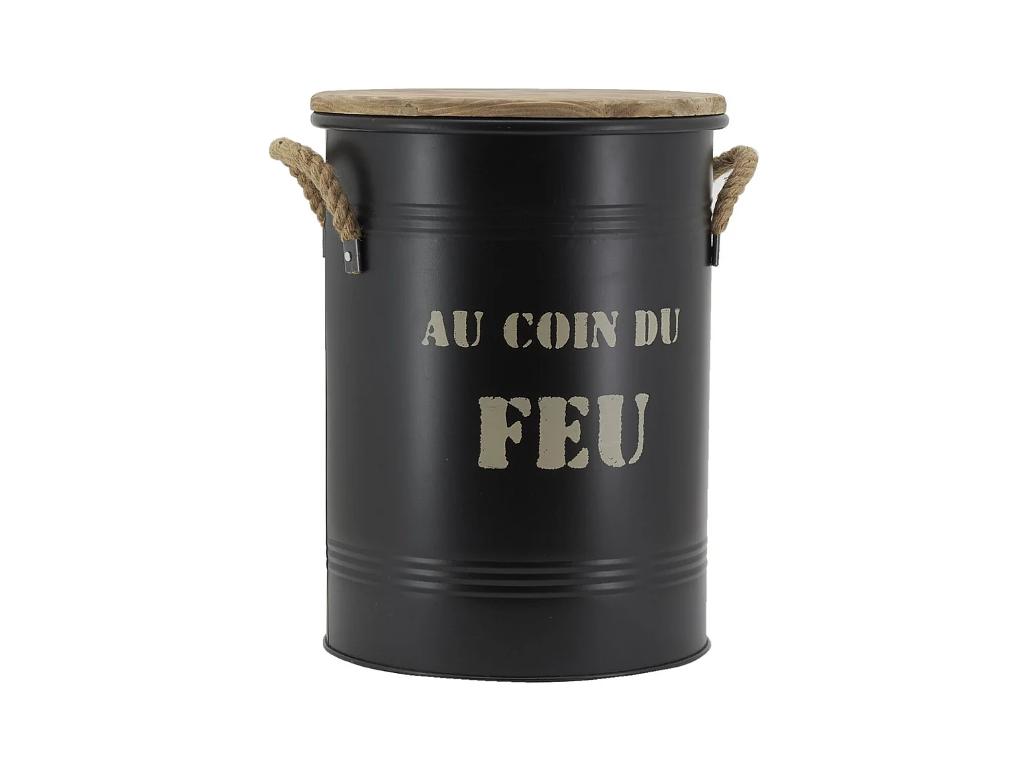 Sgabello e secchio per pellet