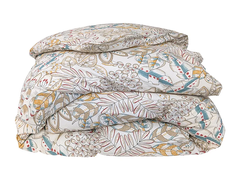 Housse de couette 140x200 cm coton SACHA écru Naturel