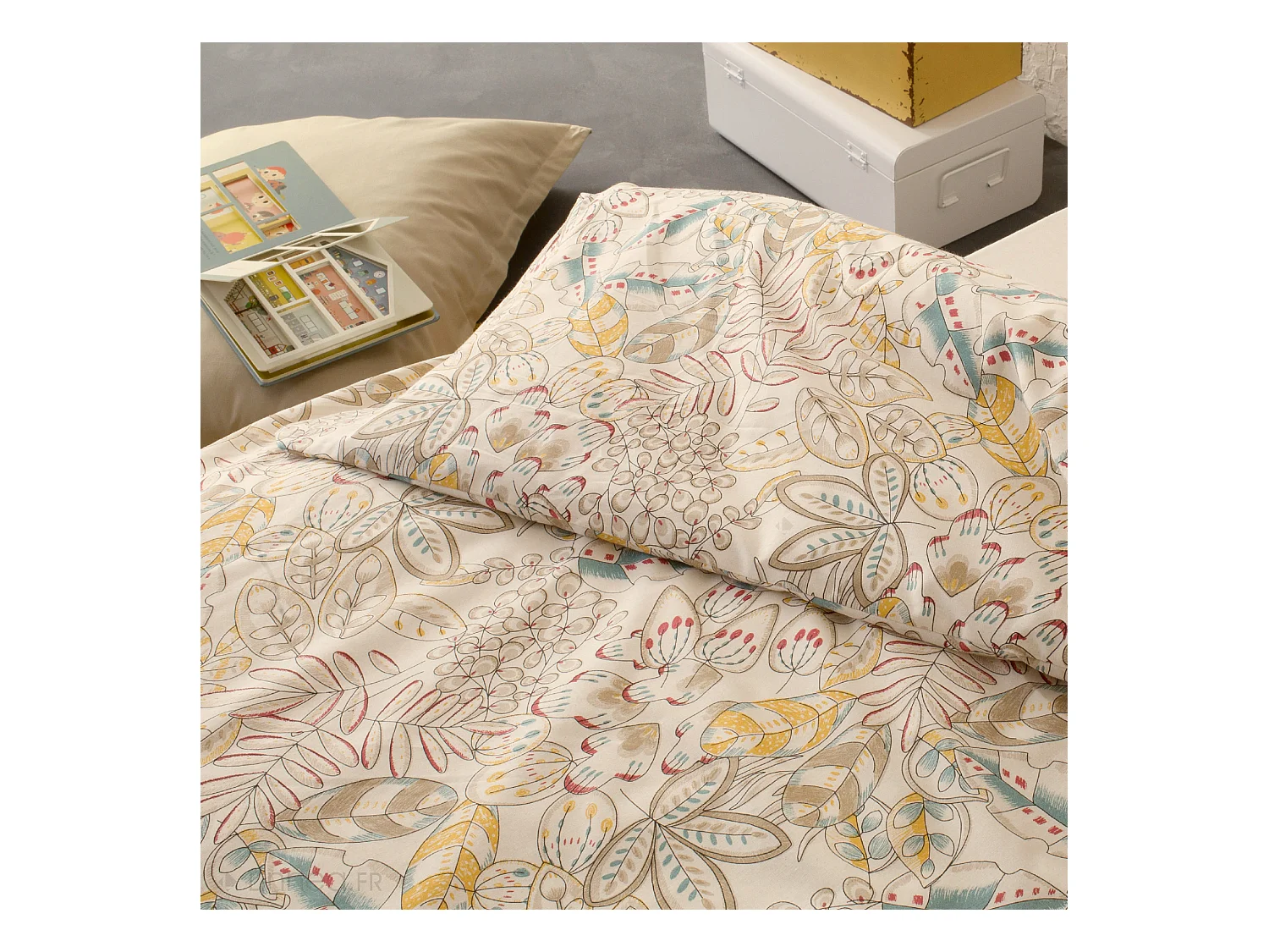 Housse de couette 140x200 cm coton SACHA écru Naturel