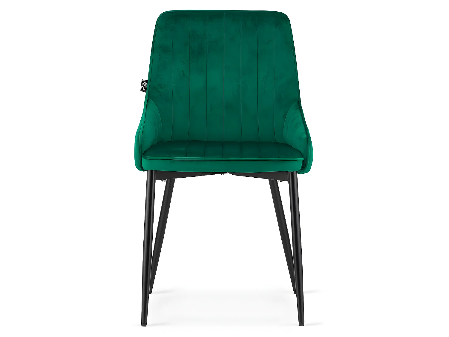 MONZAS - Lot de 4 chaises en velours style glamour  - 82.5x58x49 cm - Chaise de salle à manger