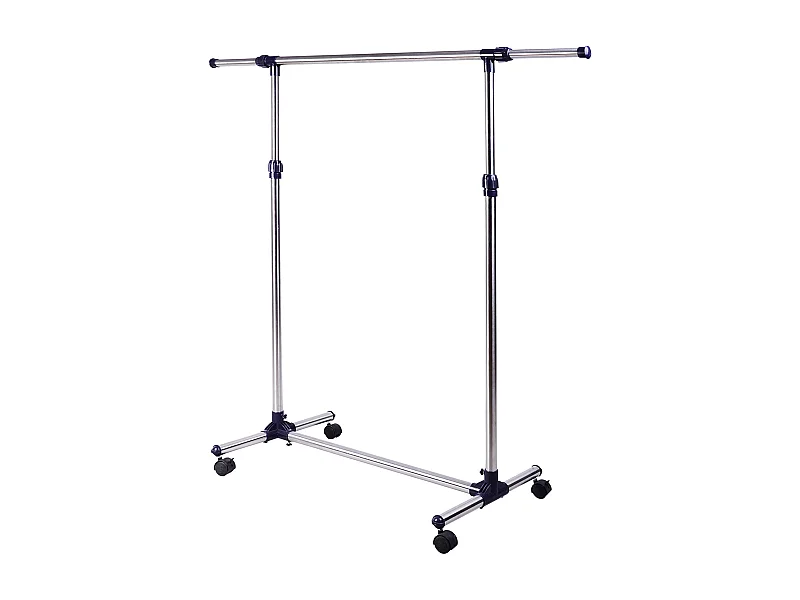 Perchero plateado y negro 95x45x170cm HOMCOM