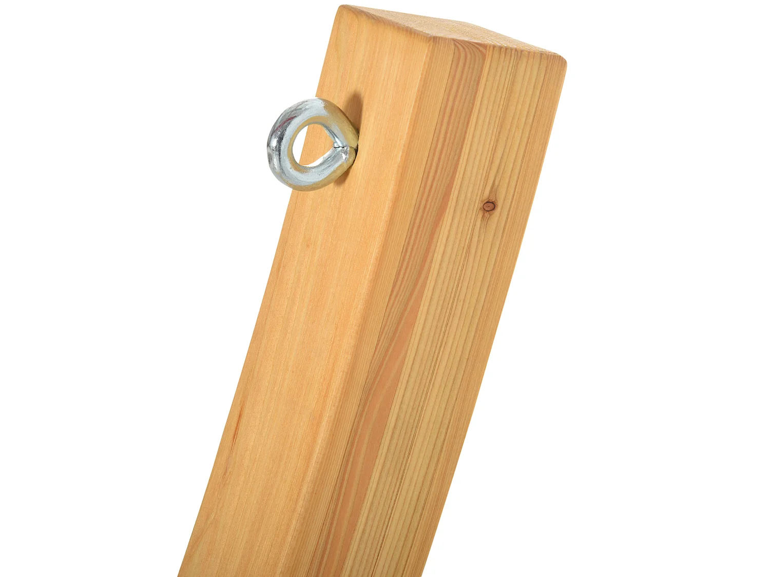 Soporte para hamaca madera natural 325x120x118 cm Outsunny