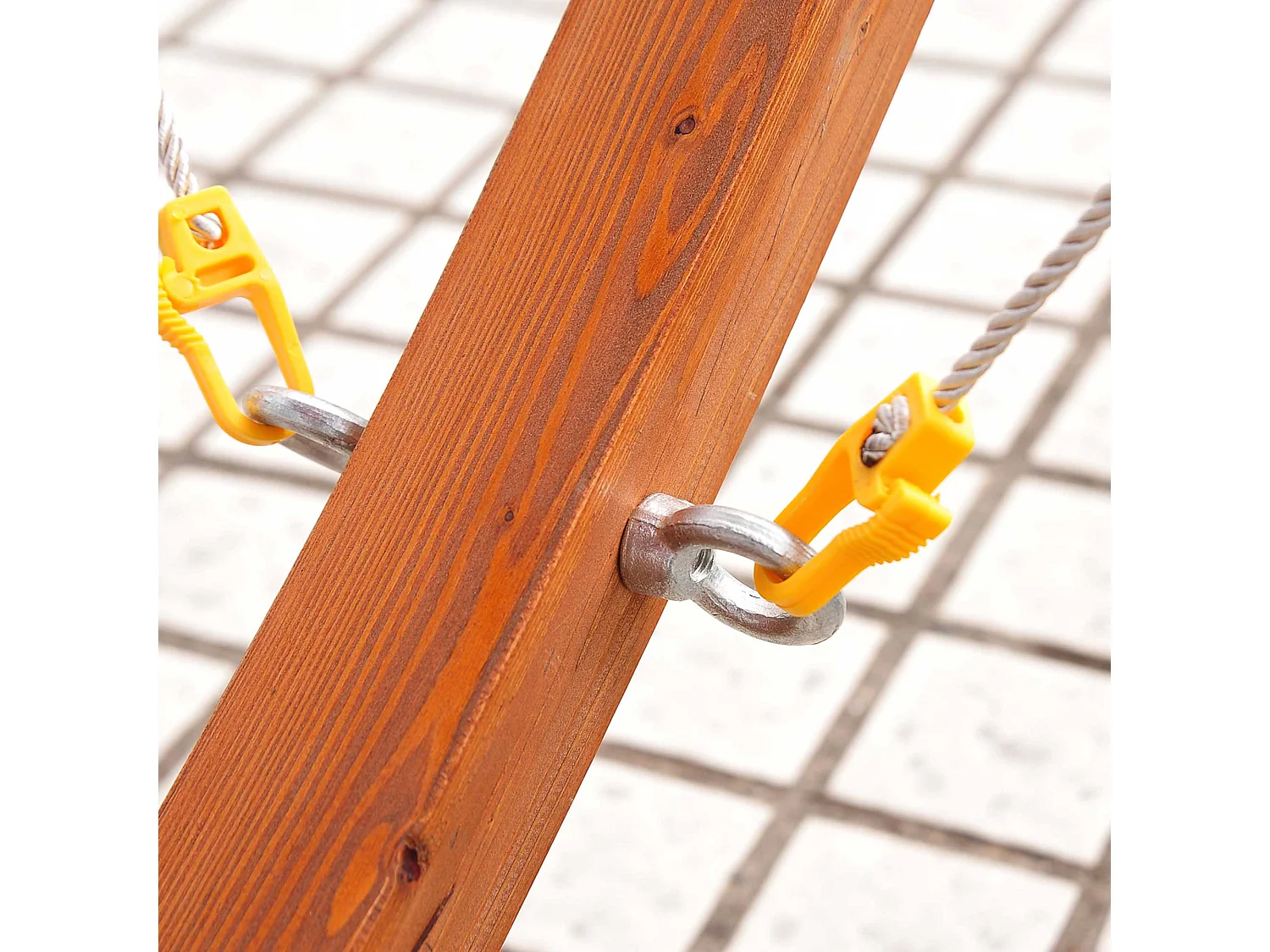 Hamaca con soporte rojo 320x118x120cm Outsunny