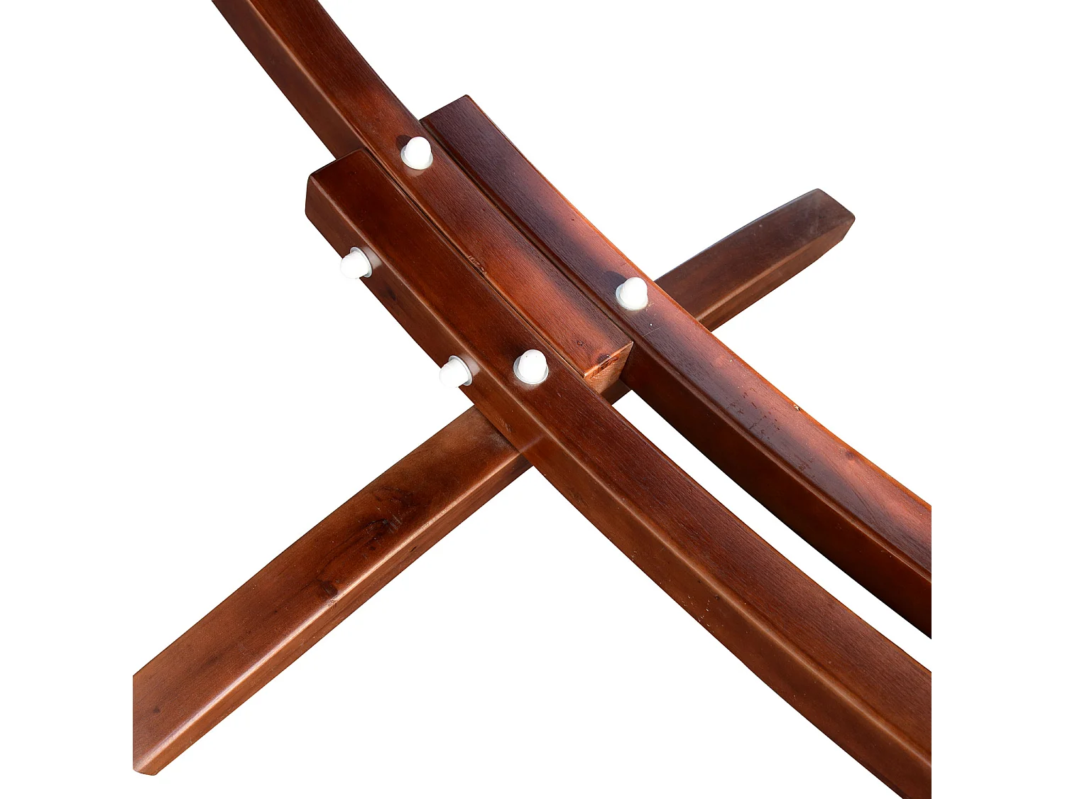 Hamaca con soporte rojo 320x118x120cm Outsunny