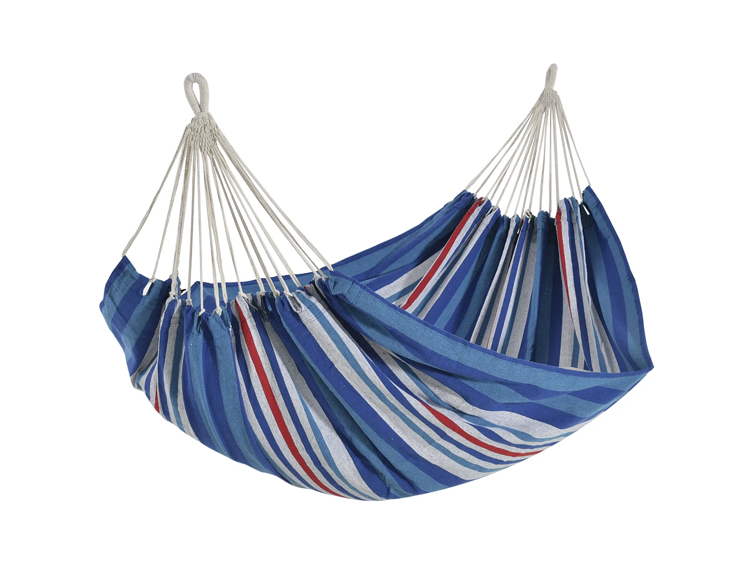 Hamaca para colgar azul, rojo 210x150 cm Outsunny