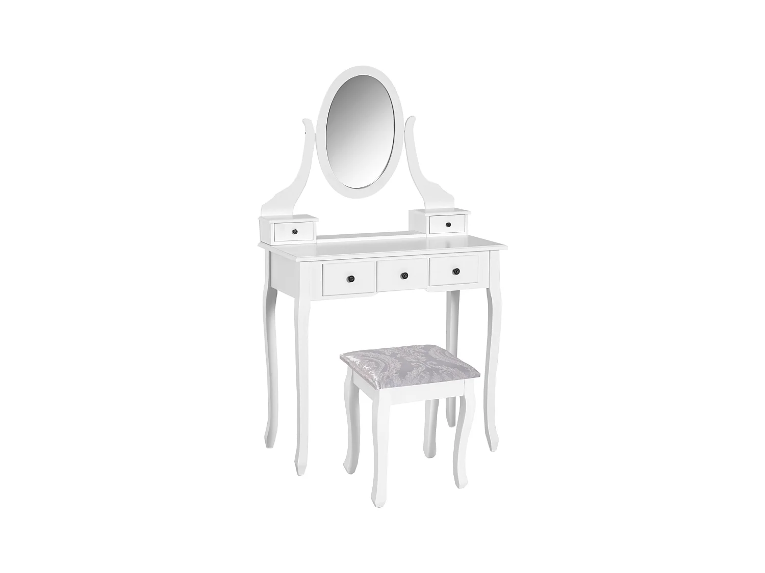 Mesa de maquillaje blanco 80x40x140 cm HOMCOM