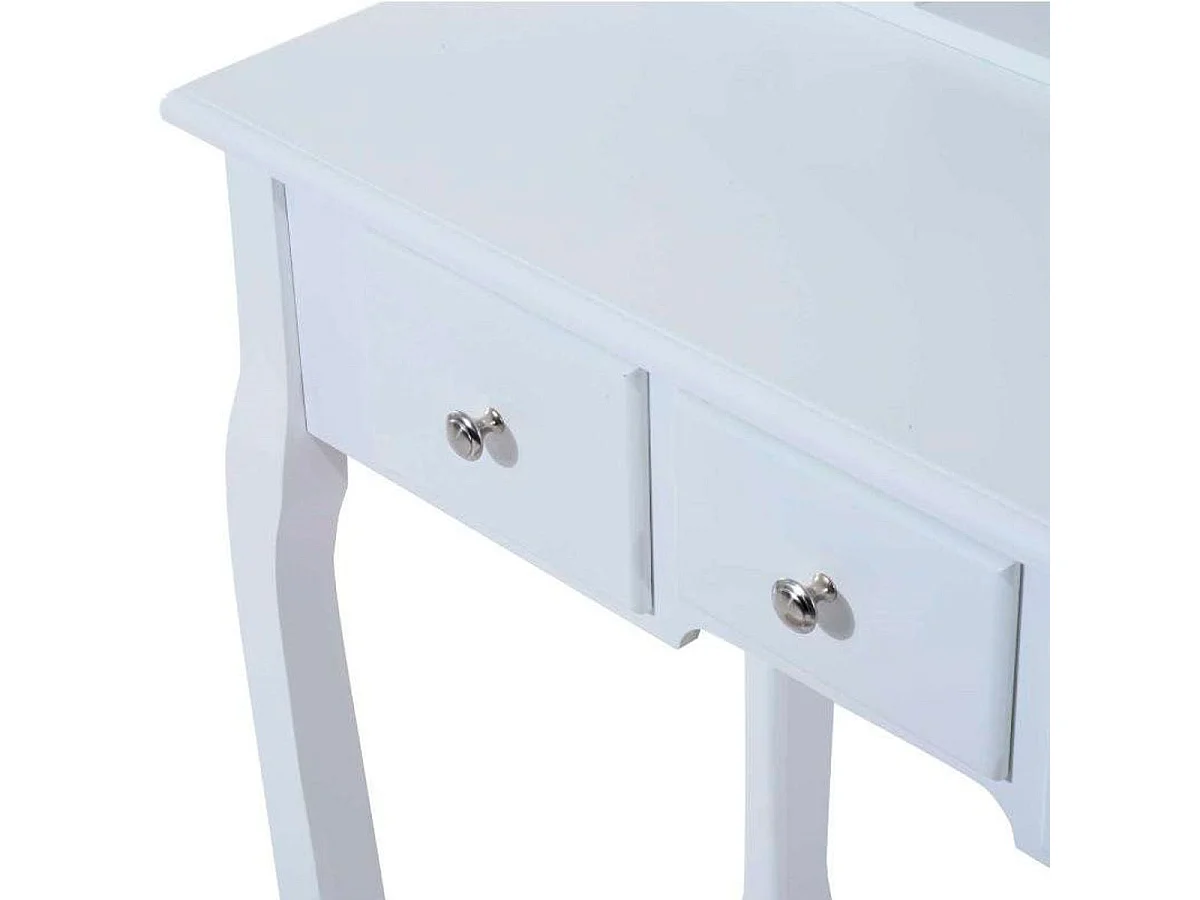 Mesa de maquillaje blanco 80x40x140 cm HOMCOM