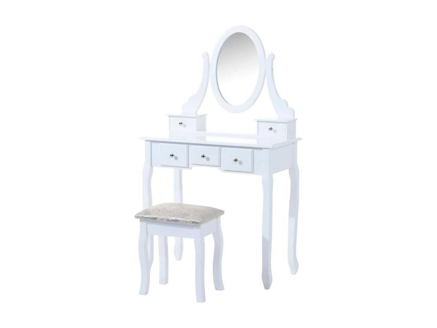 Mesa de maquillaje blanco 80x40x140 cm HOMCOM