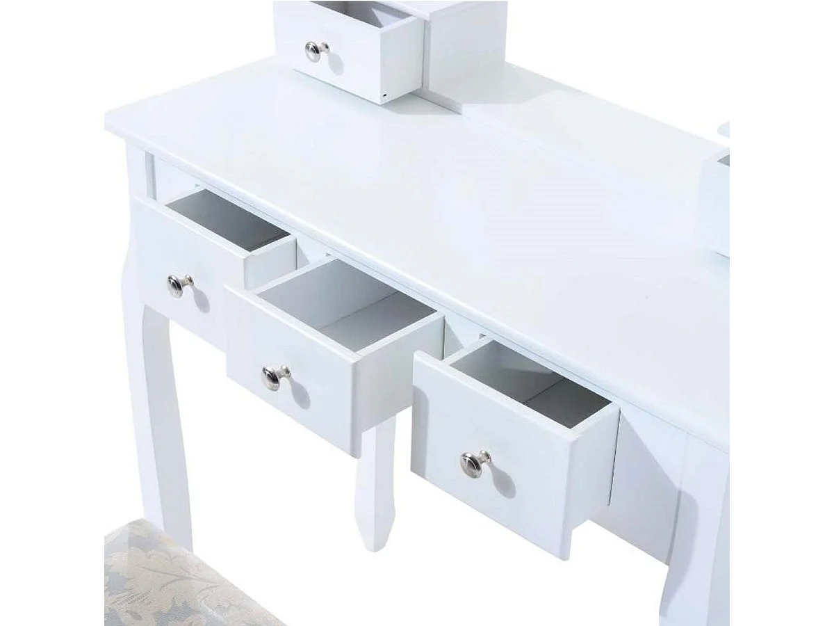 Mesa de maquillaje blanco 80x40x140 cm HOMCOM
