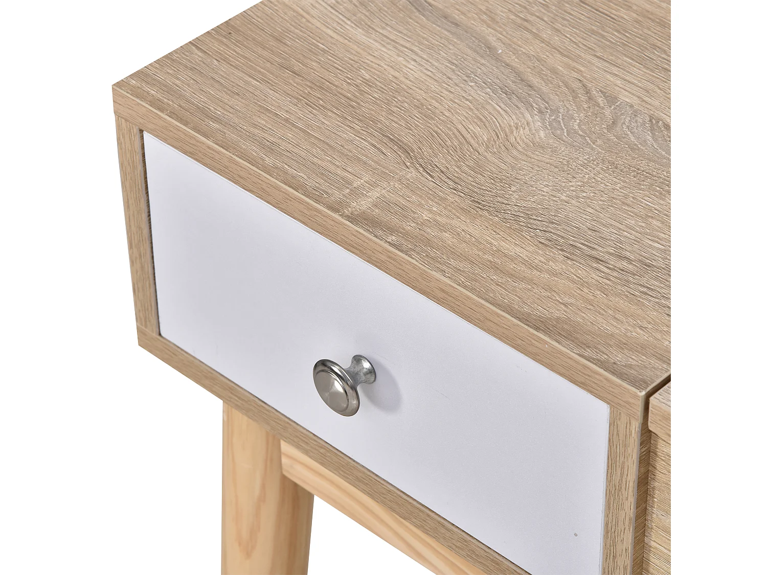 Conjunto de tocador natural 100x45x118 cm HOMCOM