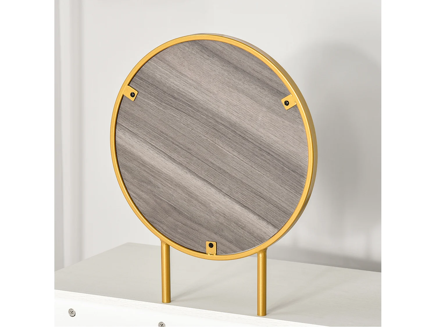 Tocador con espejo blanco 80x40x123cm HOMCOM