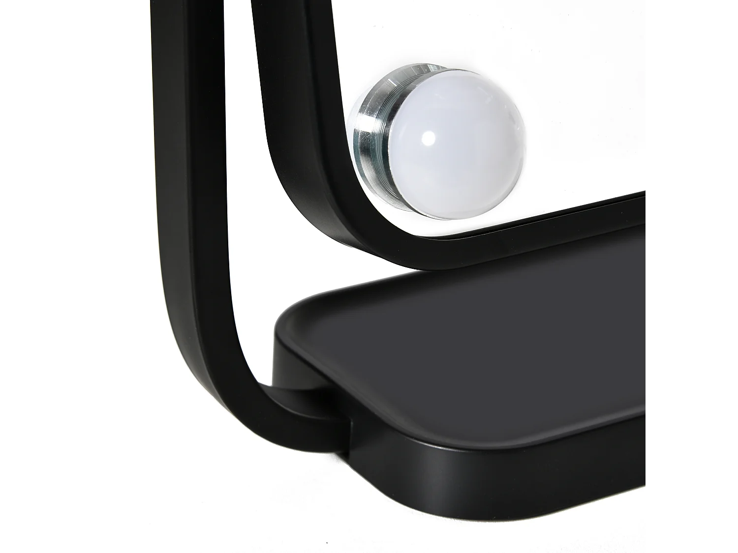 Espejo de maquillaje negro 32.8x11x47.4 cm HOMCOM