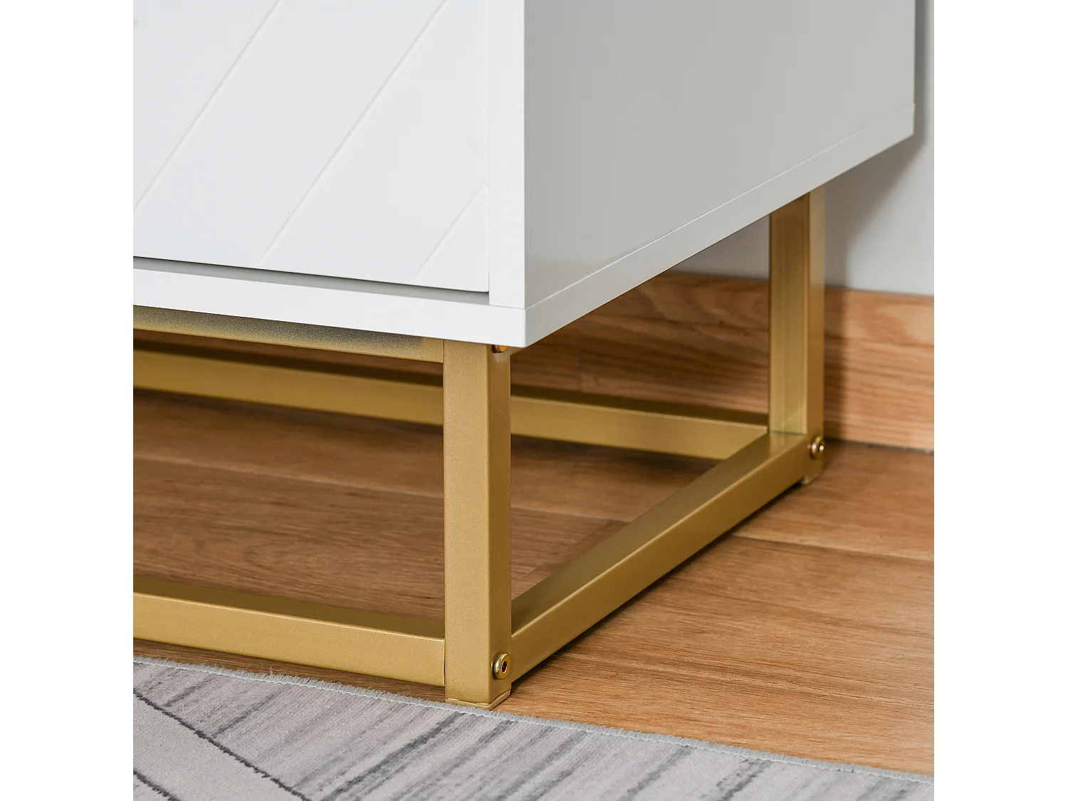 Aparador auxiliar blanco 120x40x76 cm HOMCOM