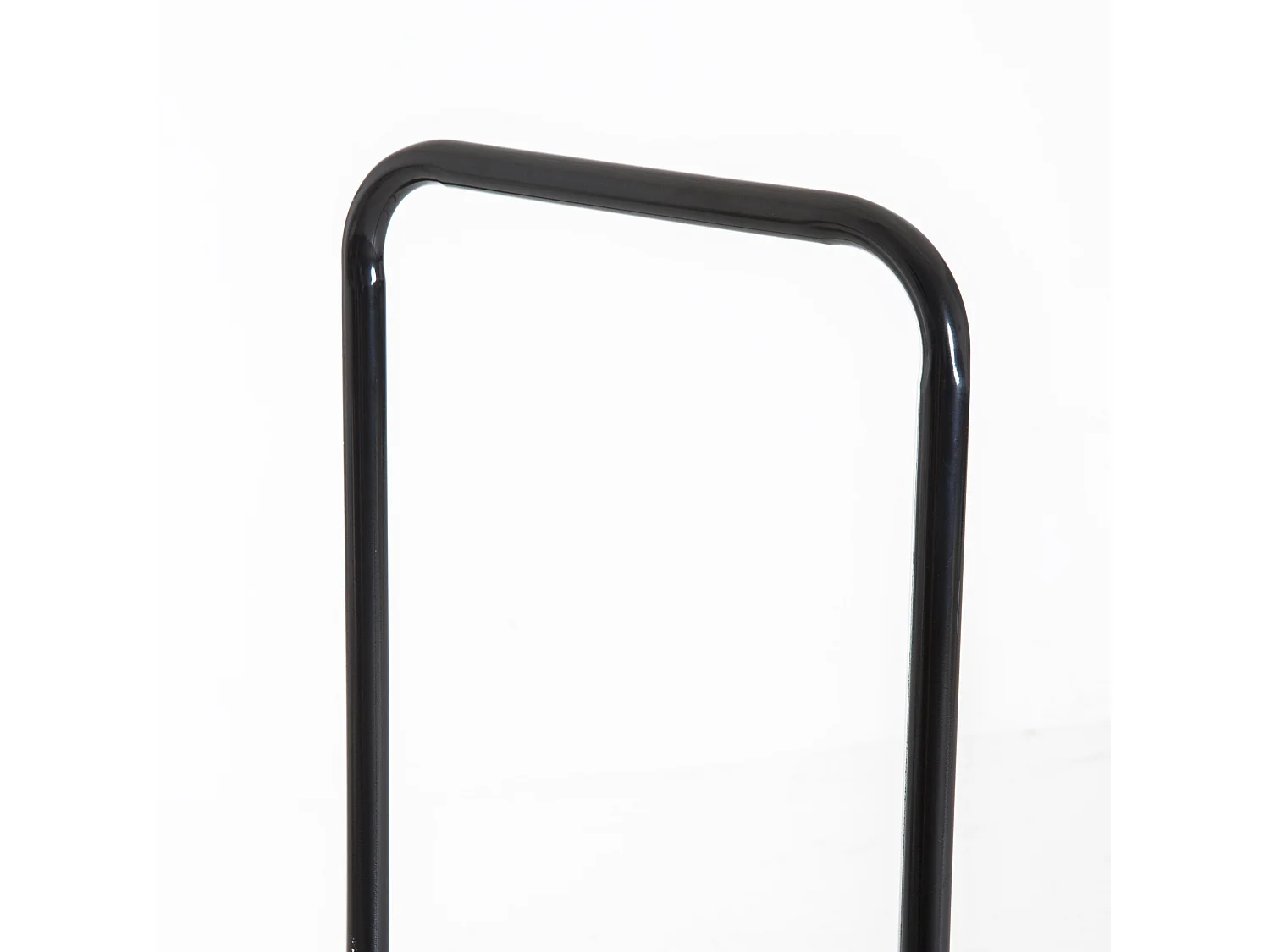 Estante para leña negro 122x35x122cm HOMCOM