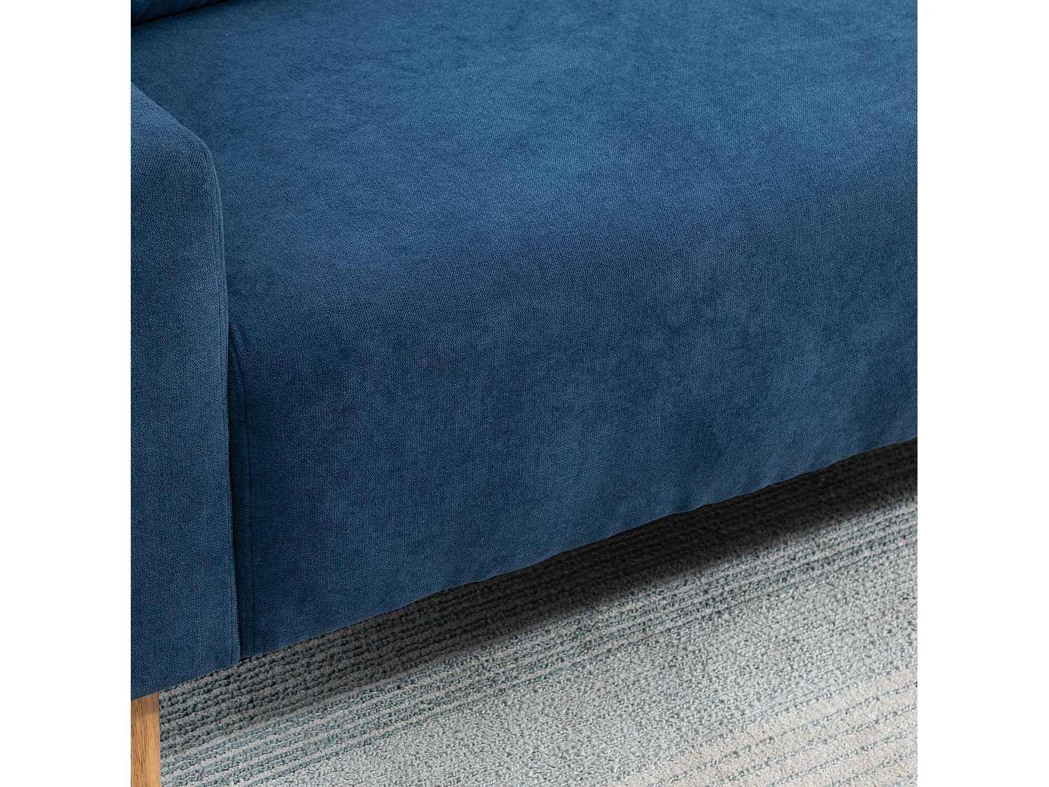 Sofá doble azul 145x76x88 cm HOMCOM