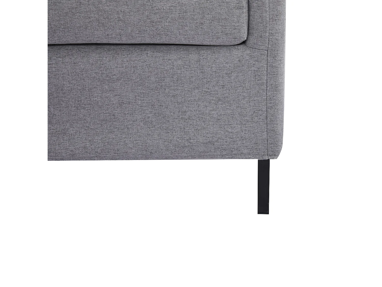 Sofá de 2 plazas gris 130x67x76.5 cm HOMCOM