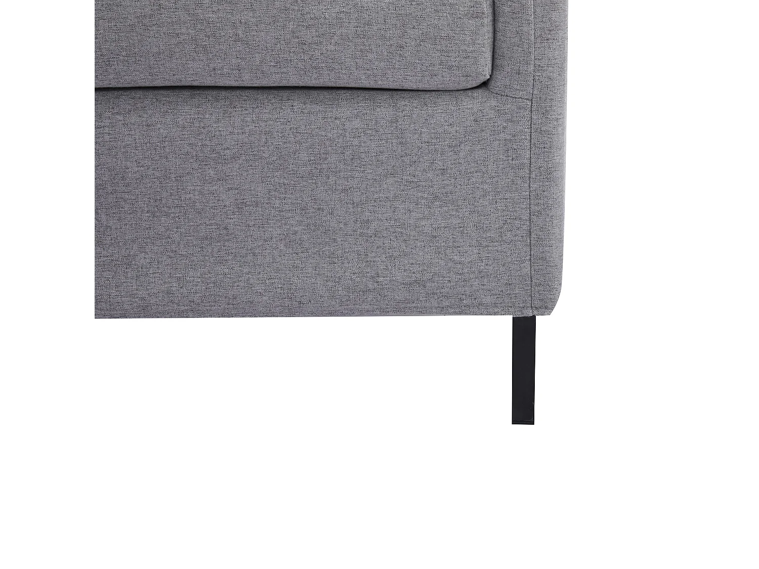 Sofá de 2 plazas gris 130x67x76.5 cm HOMCOM