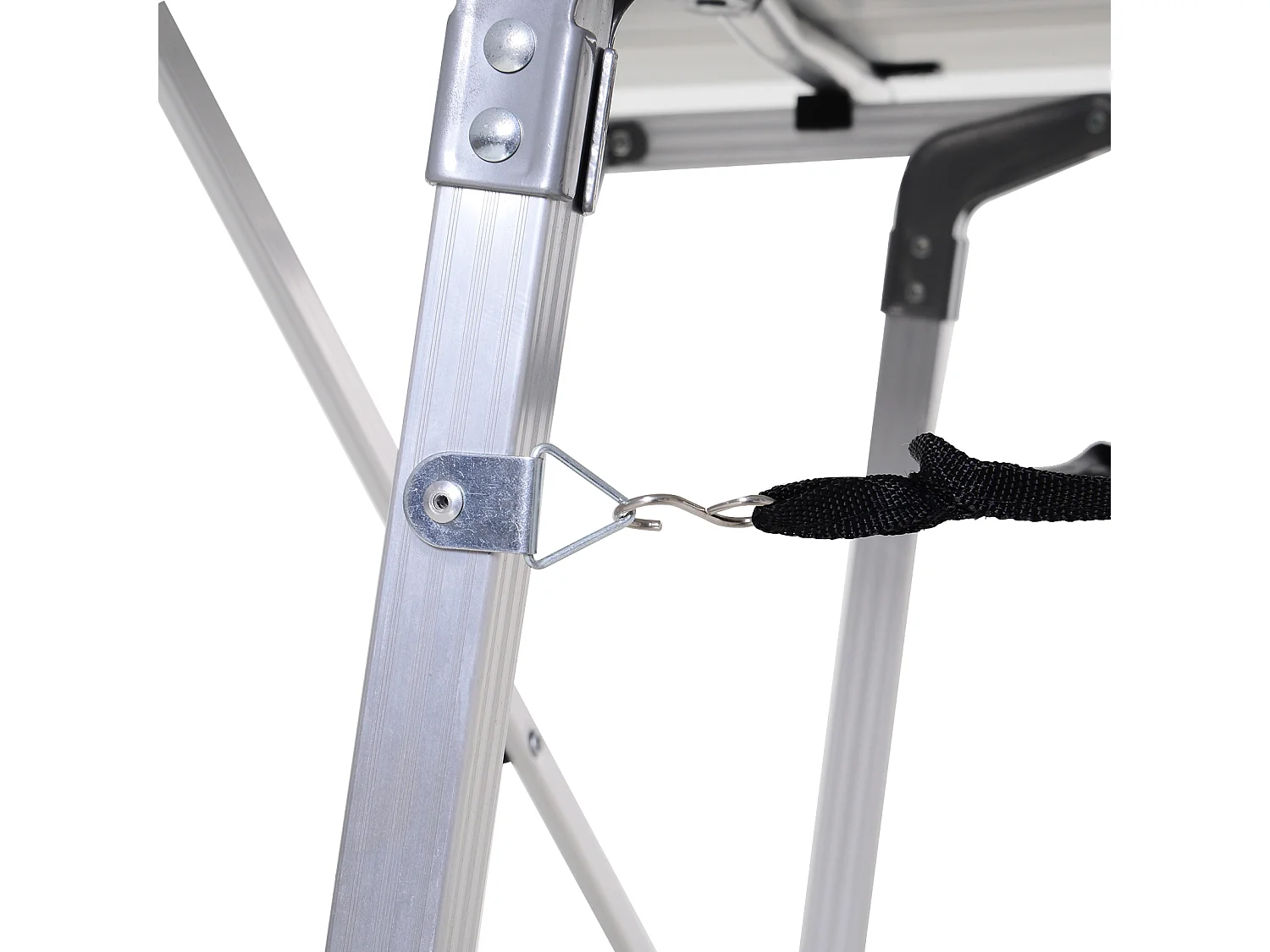 Mesa de picnic plateado 120x70x73 cm Outsunny