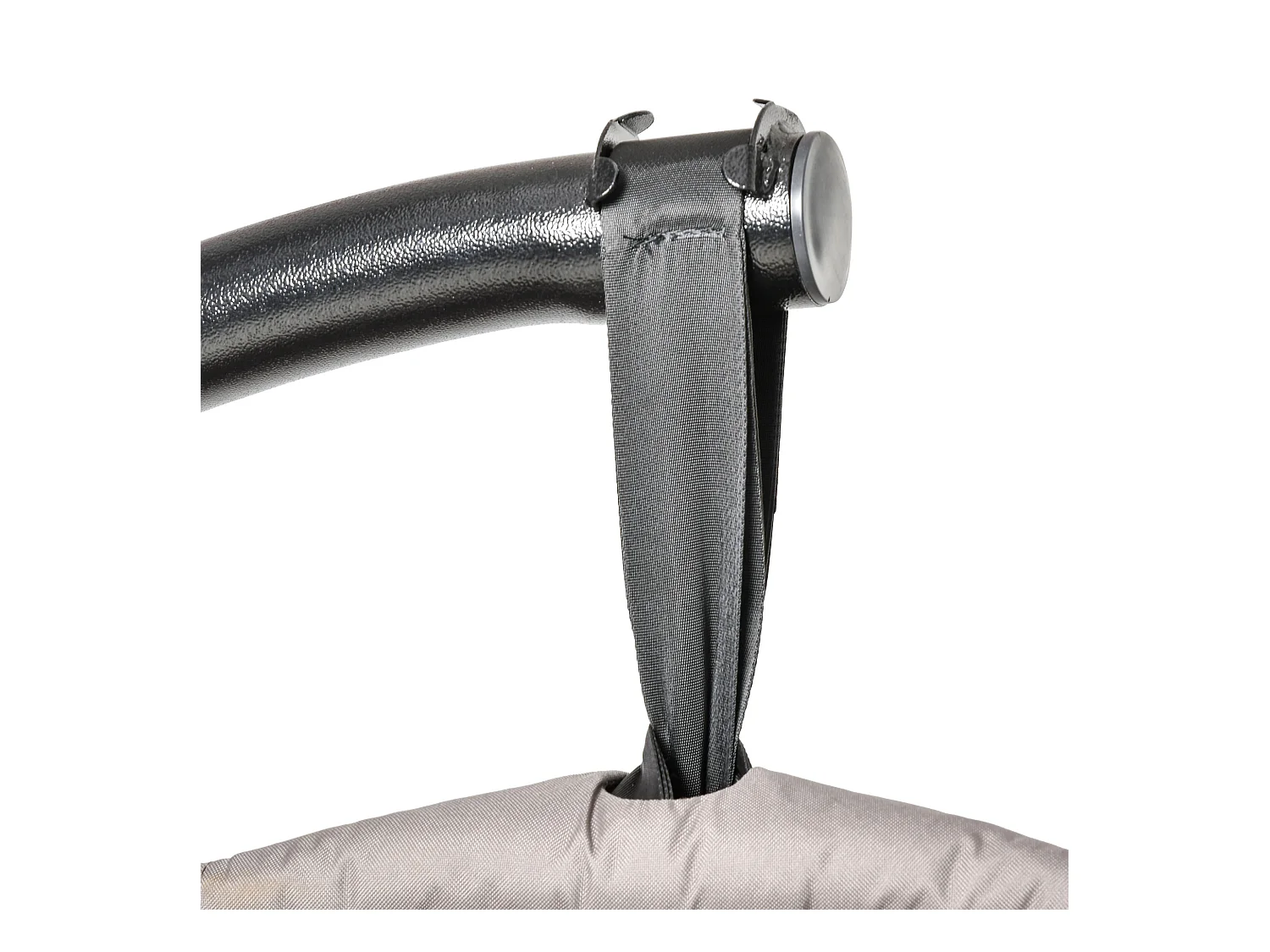 Silla colgante con soporte arena 126x96x172 cm Outsunny