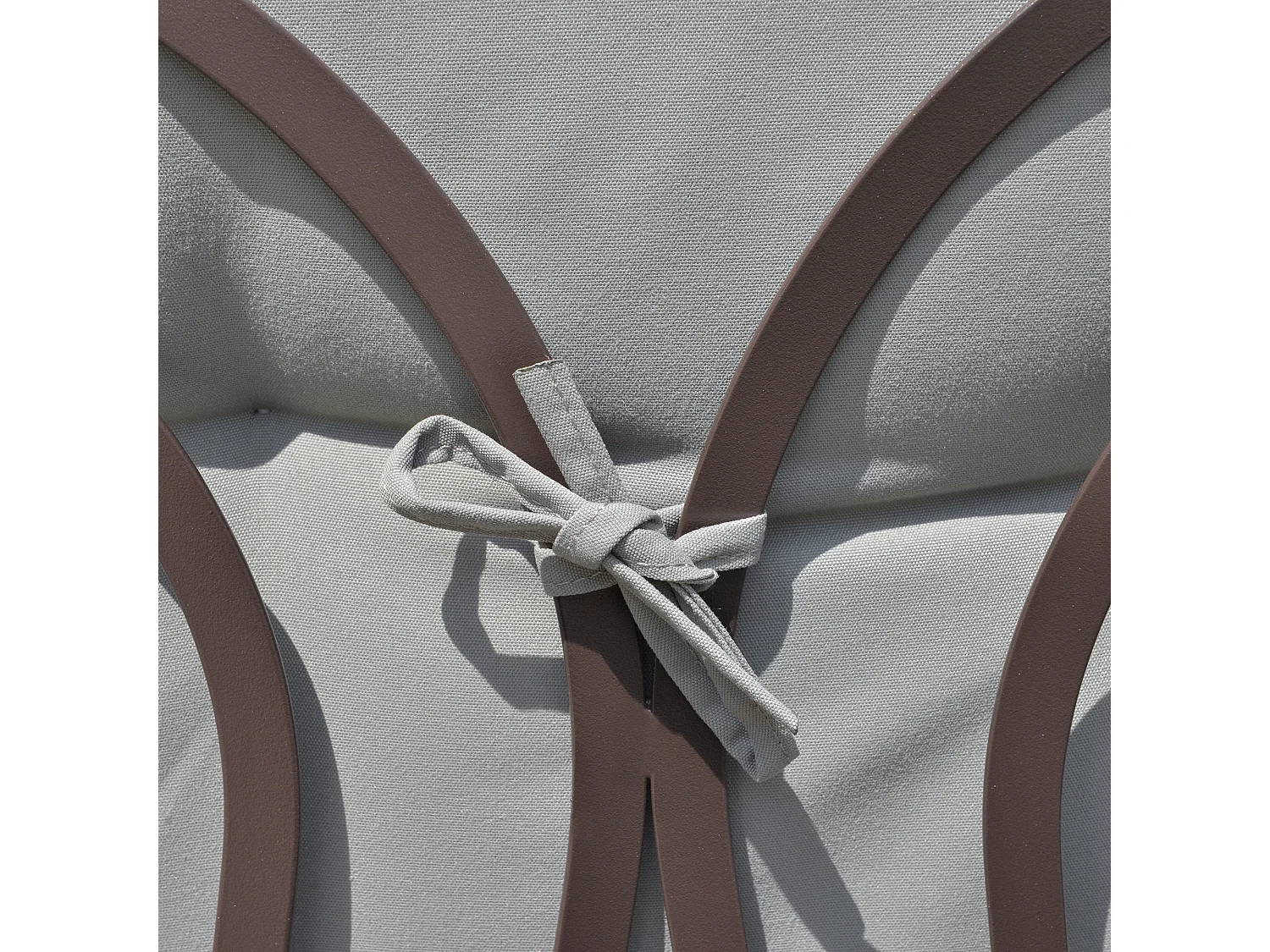 Columpio de jardín gris 116x206x183 cm Outsunny