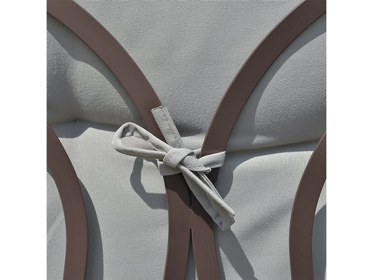 Columpio de jardín gris 116x206x183 cm Outsunny