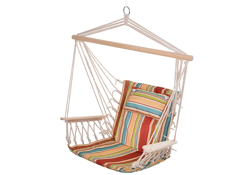 Silla colgante multi color 100x106 cm Outsunny