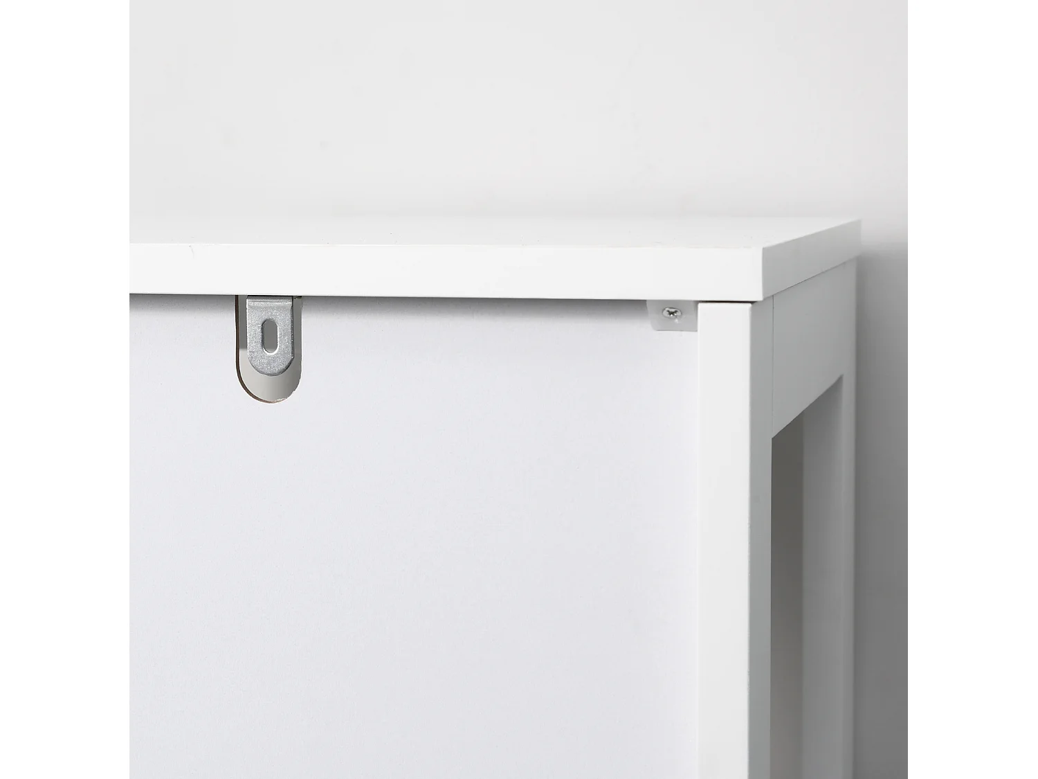 Estantería de baño blanco 30x30x140 cm kleankin