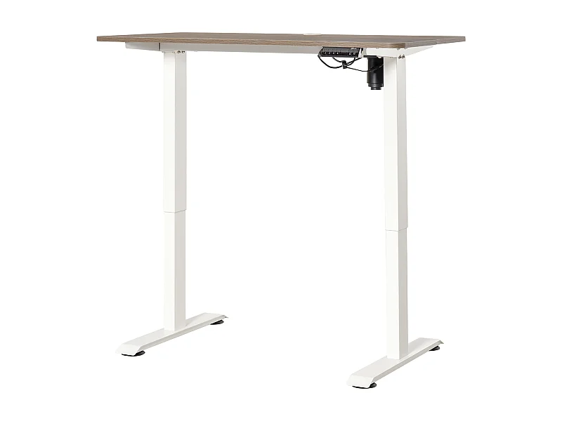 Escritorio eléctrico de pie blanco 120x60x116 cm Vinsetto